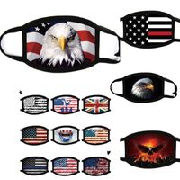 Baskı Maske Evrensel İçin Erkekler Ve Kadınlar Amerikan Bayrağı toz korumalı Yüz Maskeleri Amerikan Seçim Malzemeleri Ücretsiz Kargo Maske
