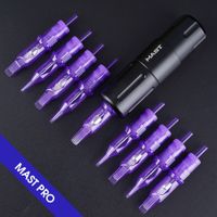 Mast Pro patroner Tattoo Needles # 12 Storlek M RM Shader Needles 0.35mm Diameter 20pcs / box