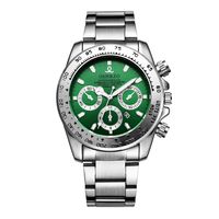 캐주얼 도착 시간 제한된 디자이너 큰 판매 비즈니스 시계 남자 스테인레스 스틸 시계 하이 엔드 패션 3 눈 6 핀 방수 달력 손목 시계