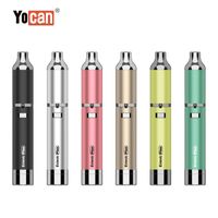 Os mais recentes Yocan Evolve Plus para Wax Quartz bobina dupla QDC E Cigarettes Starter Kits Wax Pens 6 cores vape caneta vaporizador 100% Original
