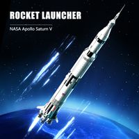 Roket Blok Uzay Lansman Aracı Satürn V Bina Blonları 2009 PCS Tuğla Oyuncaklar Çocuklar İçin Uyumlu 21309 Model Kiti