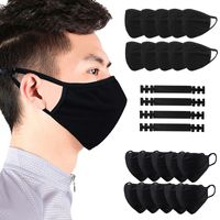Mode Baumwolle Gesichtsmasken Softable Waschbare Wiederverwendbare Tuch Masken Außenschutz Anti Staub Radfahren Masken