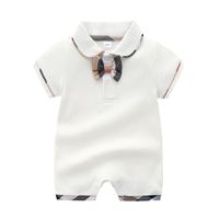 Bébé coton coton babeur baby d'été baby à manches courtes vêtements de boutique de vêtements nouveau-nés combinaisons combinaisons