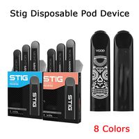 VGOD STIG Kit de stylo vape jetable 270mAh Batterie 1,2 ml Cartouche jetable E Cigs Vaporisateur Kits de démarrage 8 Couleurs 100% Original