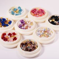 Eco- friendly1 Box Rose Pearl 3D Nail Art Decorations Gems Je...