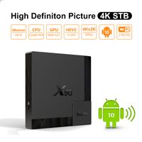X96 Mate TV Box Android 10.0 H616 4GB 32GB 64GB 2.4g 5G WIFI Bluetooth 6K Cochez la case PH96 Max