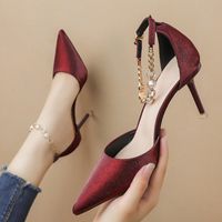 Dress Shoes 2021 Fashion Size 34- 39 Women 8cm High Heels Sti...