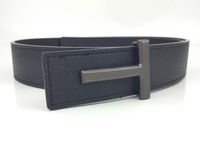 2021 Cinturón de lujo Cinturones de diseño para hombres Big Tom Hebilla Cinturón Cinturones de castidad masculinos Top Fashion Brand Mens Ford Cinturones de cuero