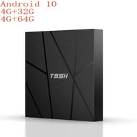T95H Smart Android 10.0 TV Box 4GB RAM 32GB 64GB ROM Allwinnner H6 2.4G WiFi 4K HD Установить верхнюю коробку