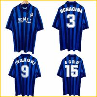 1996 1997 Jersey de football rétro Atalanta Bergamasca 96 97 Filippo Inzaghi Bonacina Sgro Morfeo Vintage Shirt de football classique