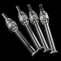 New Glass NC Tip Thick Pyrex Smoking water Pipe clear glass ...