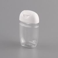 زجاجة 30ML المطهر PET نصف بلاستيكية مستديرة الوجه غطاء زجاجة الطفل تحمل ناحية المطهر زجاجة المطهر LX2866