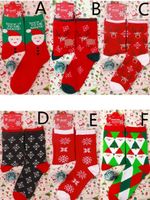 2020 Sevimli Karikatür Elk Geyik Çorap Kış Kadın Çorap Kırmızı Noel Çorap Pamuk Sıcak Bebek kız erkek Yumuşak Çorap yılbaşı dekorasyon tutun