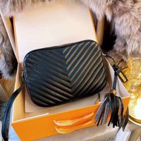 2021 Heißer Verkauf Leder Mode Umhängetasche Damen Klassische Getreidekameras Tasche Trend Marke Messenger Bag