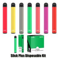 Auténtico Kangvape Slick Plus Dispositivo de vaina desechable 550mAh Batería 3.5ml Cartucho Vape Pen 850puffs vs Puff Plus Bar Kit Genuine DHL