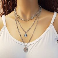 Jewelry personalized Virgin multi- layer sweater chain hip ho...