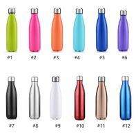 Cola Shaped Water bottle Insulated Double Wall Vacuum Heath-...
