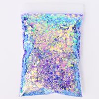 Nail Glitter 50G Bag Holographic Mixed Hexagon Shape Chunky ...