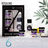 Rosalind Nailsアート6 PCS /セット拡張彫刻アクリル粉末システムスターターキットアクリル粉セット