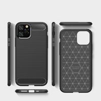 Cas de téléphone de conception de fibre de carbone pour iPhone 13 Pro Max Samsung Galaxy S22 Plus Ultra A23 A73 A53 A33 A03 A13 A03S S21 FE TPU Couvertures arrière