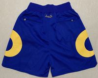 New Shorts Team Shorts Vintage Fußball-Shorts Reißverschluss-Tasche Laufende Kleidung Los blaue Farbe gerade getan Größe S-XXL