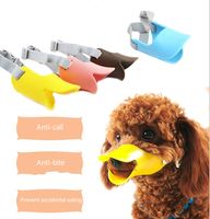 Popular Duckbill Pet focinho Teddy Cachorro Cão Plástico Capa Anti-Barking Cão Cor 3 Especificações Segurança Boca Capa