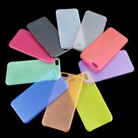 For iphone X Case Ultra-thin Silicone Transparent Environmental protection PP material Protector Cover Colorful for iphoen 8 7plus 6S