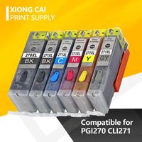 잉크 카트리지 PGI270 CLI271 Canon Pixma MG7720 TS9020 TS8020 프린터에 대응하는 Refillable 카트리지