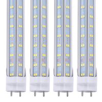 4ft Ampoule LED 4 Pieds Tube LED 60W T8 Lumière fluorescente 6000K Blanc froid Usine de gros 60W V-Shaped lumière boutique conduit