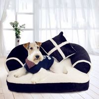 Canelos quentes pequenos cama cão luxo pet sofá canetas com lavagem destacável travesseiro casa de gato fleece macio