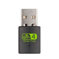 300 Mbps USB WIFI-Adapter Freier Treiber RTL8192 Chips 802.11b / g / n 2,4g Wireless-Empfänger-Netzwerkkarte USB-Ethernet-Dongle