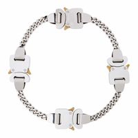 Collares colgantes de acero inoxidable de titanio 1017 alyx 9sm collar 4 hebillas de metal cadena h￩roe collar alyx hombres accesorios