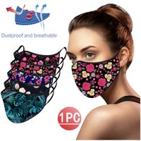 Kadınlar Çiçekli için Yıkanabilir Yüz Maskeleri Kumaş Yeniden Tasarımcı maskeler Koruyucu Yüz Örtü facemasks Maske yazdır