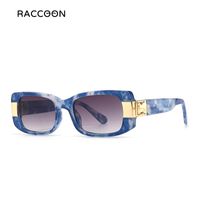 Gafas de sol retro pequeño rectángulo hombres mujeres moda diseño diseño cuadrado sol gafas dama vintage viajes gafas UV400 Shades 2022