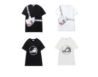 21ss мода футболки для мужчин топы писем вышивка рубашка мужская женская одежда с короткими рукавами футболки футболки