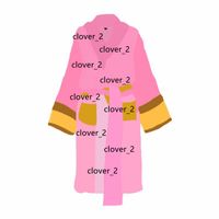 Marca Designer Bathrobes Sleepwear seis cores Unisex Algodão Sleepwear Night Robe Roupão de Alta Qualidade Roupão de Luxo ClassCial Hot KLW1739