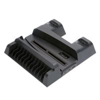 OIVO PS5 Dual Controller Ladegerät Console Vertikale Kühlständer Schnelle Ladestation LED Lüfter Anti-Rutsch EVA Pad für Sony PlayStation5A46