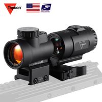 Trijicon Mro Red Dot Sight 3×コンボAR Tactical光学スコープ低QDマウントフィット20mmトリジコン狩猟