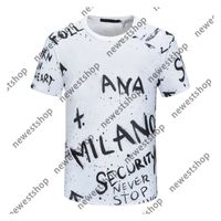 2022 summer mens t shirts designer men whole body big letter printing t-shirt Man Paris Fashion T-shirt short Sleeve luxurys Tshirts