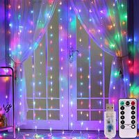 USB Power Control remoto Garland luces LED luces de hadas del partido luces LED 3M cortina de Navidad Cadena jardín Hogar Decoración de la boda