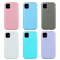 Tranparent Clear Phone Cases TPU Drop Resistant Back Cover Protector for iPhone 12 mini 11 pro X XR Xs Max 7 8 plus a12