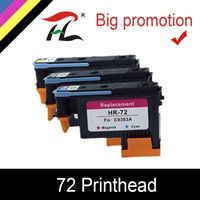 Cartuchos de tinta YLC C9380A C9383A C9384A Cabezal de impresión de cabezal de impresión para 72 DesignJet T1100 T1120 T1120PS T1200 T1300 T1300PS T2300 T610 T770 T7901