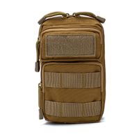Utomhusöverlevnad 1000D Molle Tillbehör påse Bag 3 Pocket Tactical Small Shoulder Waist Bag för jakt Camping Klättring Vandring.