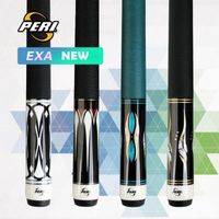 Offical Peri EXA-serien Biljard Pool Cue 12.75mm Svart Is Tips Professionell Maple Shaft Handgjorda Billar Stick Kit China Cues