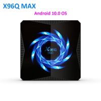 NOUVEAU X96Q MAX SMART TV BOX Android 10 Allwinner H616 4 Go 32 Go 64 Go 2,4g 5G WiFi Bluetooth 4K Media Player