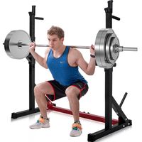 Barbell regolabile rack max carico 550 lbs multi-funzione stazione di immersione stazione squat stand home palestra pesi fitness panca da stampa stand A24