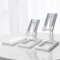 Foldable Phone Tablet Stand Holder Adjustable Desktop Mount Tripod Table Desk Support for iPhone Samsung iPad Mini 1 2 3 4 Air Pro Blacka09