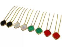 Klassische Halskette Mode Elegante Klee Halsketten Geschenk Für Frau Schmuck Anhänger hochwertig 12 Farbe mit Box Brauchen Sie zusätzliche Kosten