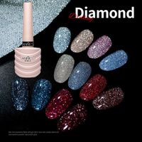 Nail Gel Explosion Diamond Glue 2021 Art Crystal Bundi Powder Polish Non-toxic Long Lasting Beauty