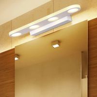 Nowoczesne LED Lusterko Lampa przednia 12W 18W 38 cm 60cm Decor Oświetlenie Wodoodporna łazienka sypialnia foyer badanie ściany